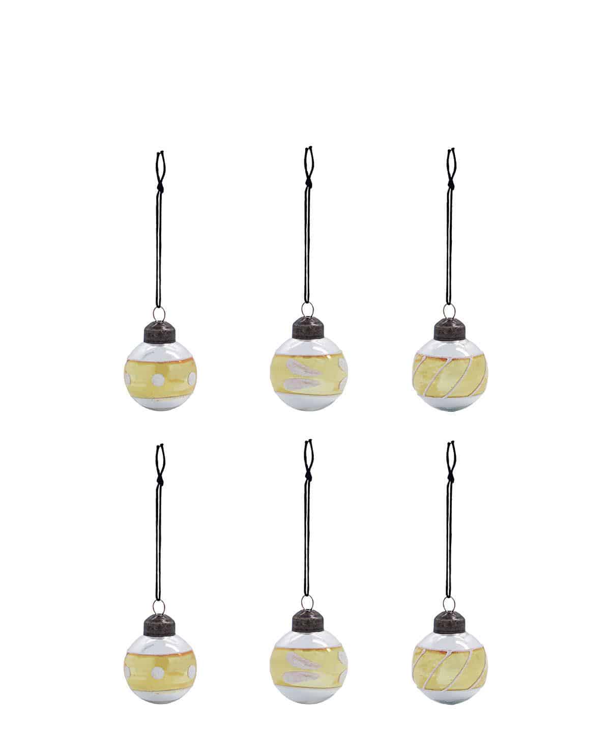 Anhänger Set Kugel Ornament Glowi ⌀ 4 cm