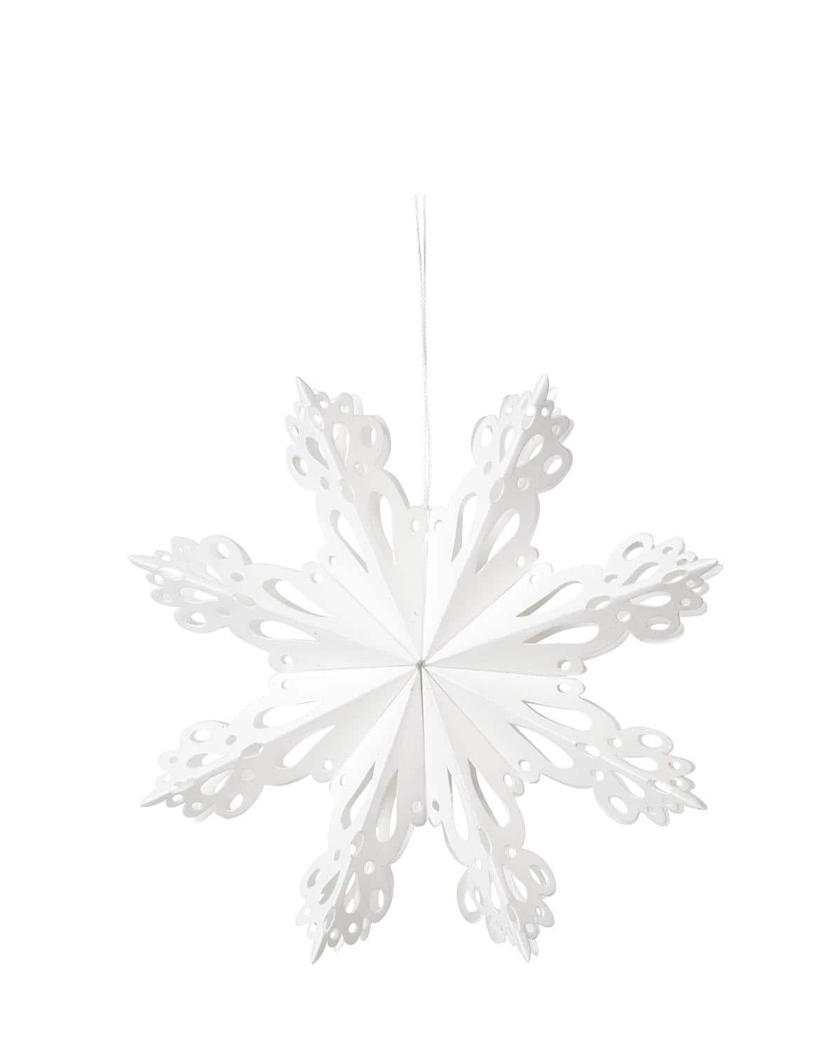 Anhänger Stern Snowflake Papier ⌀ 15 cm