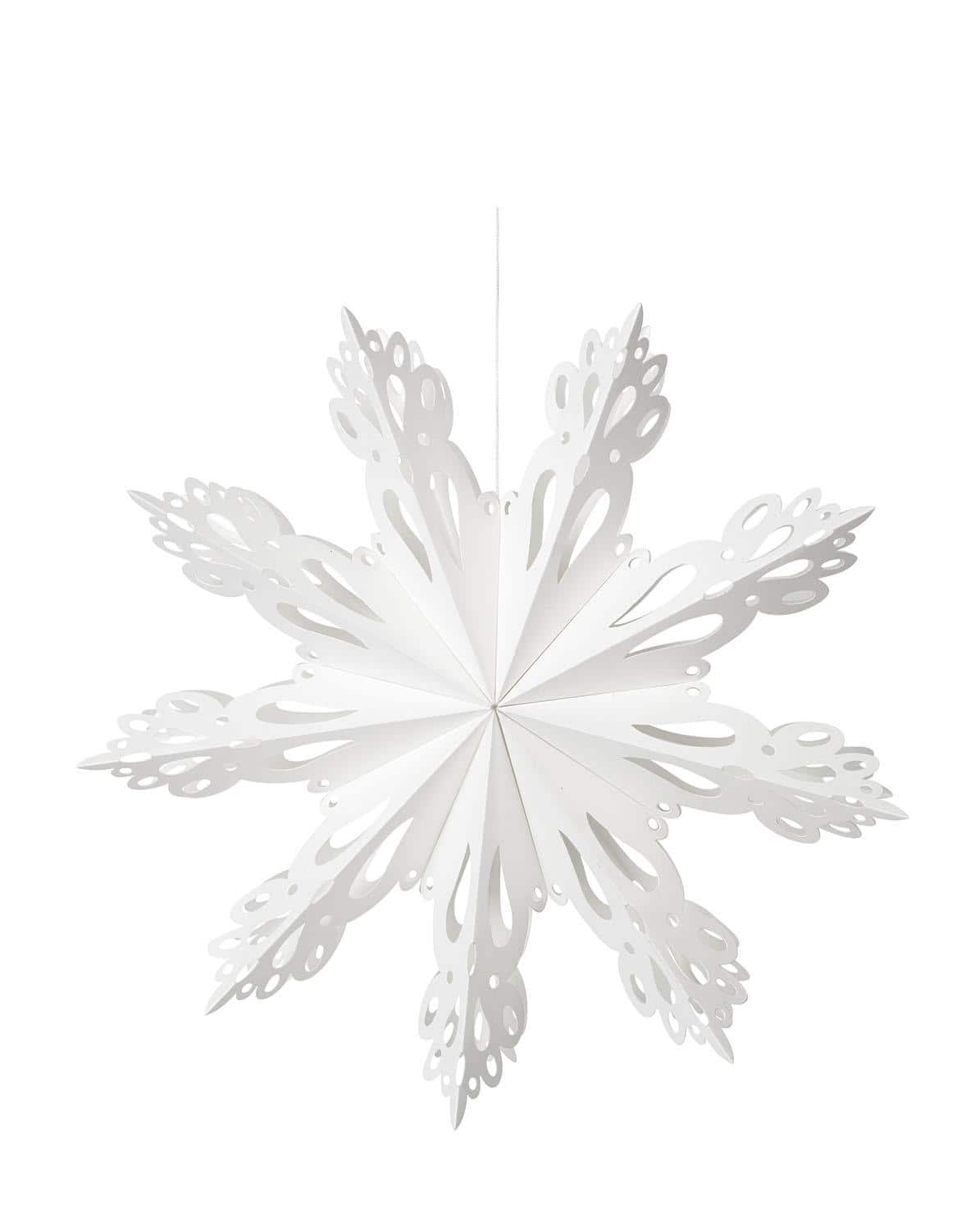 Anhänger Stern Snowflake Papier ⌀ 30 cm