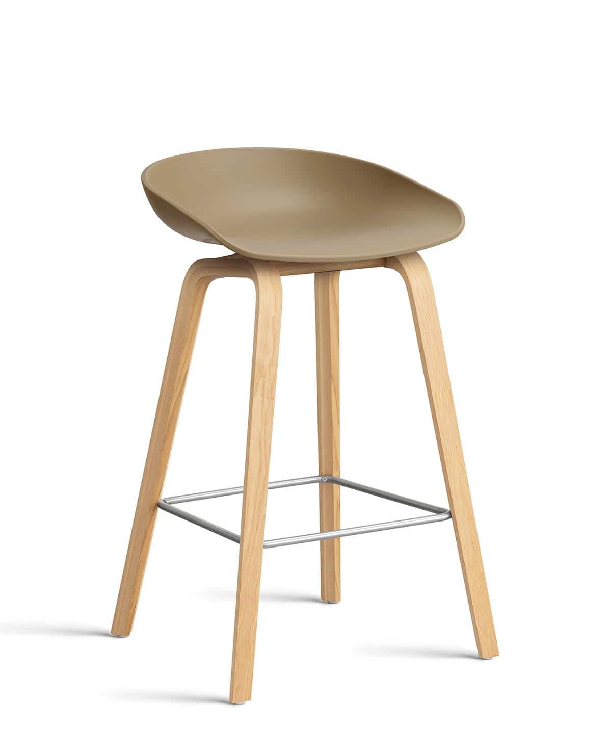 Barhocker About A Stool AAS32 Water-based Lacquered Oak 75 cm H