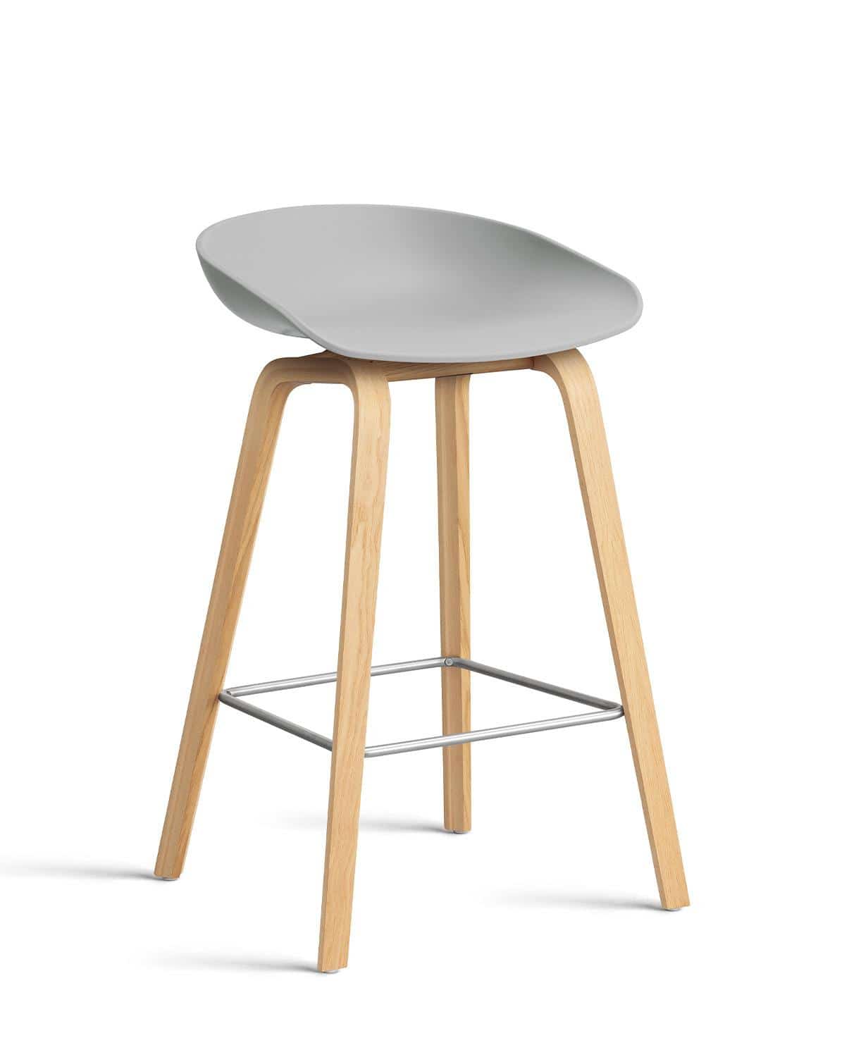 Barhocker About A Stool AAS32 Water-based Lacquered Oak 75 cm H