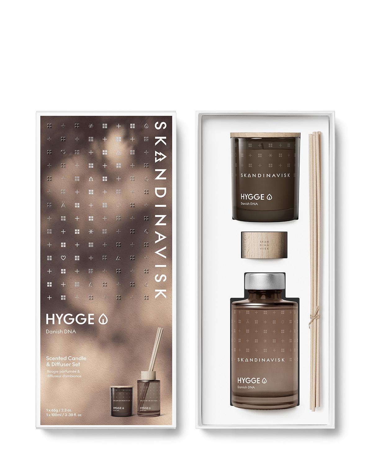 Geschenkset HYGGE Duftkerze & Diffusor One Size