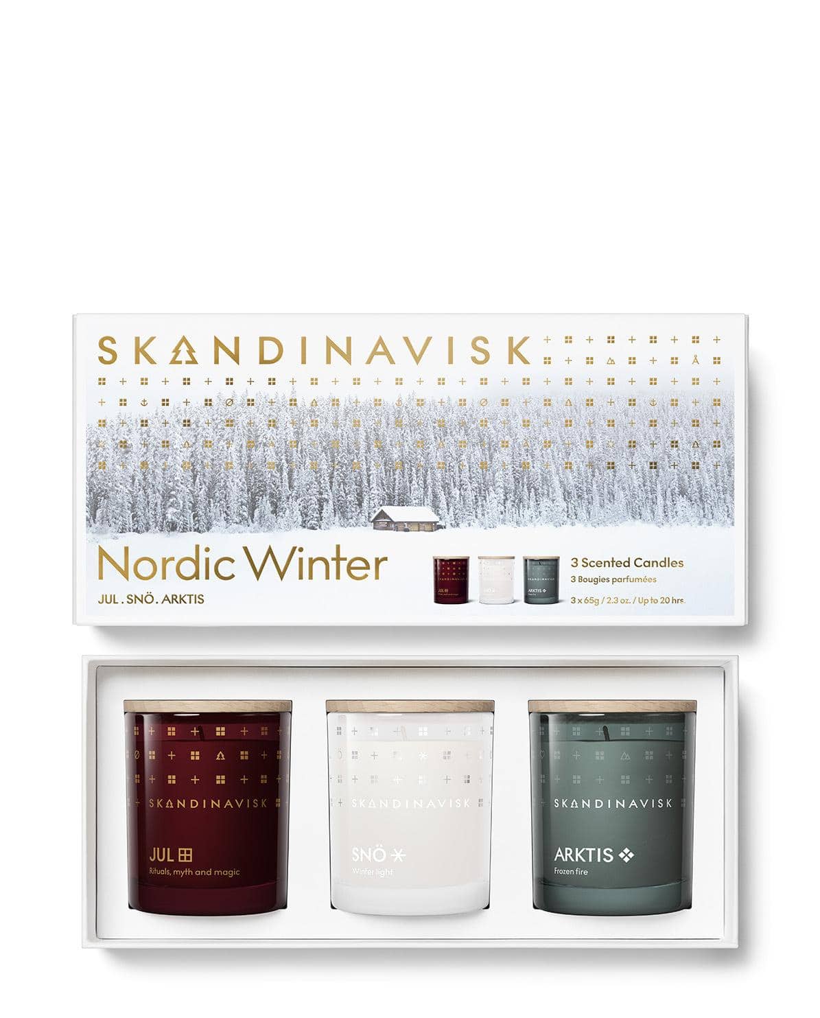 Geschenkset NORDIC WINTER Duftkerzen One Size