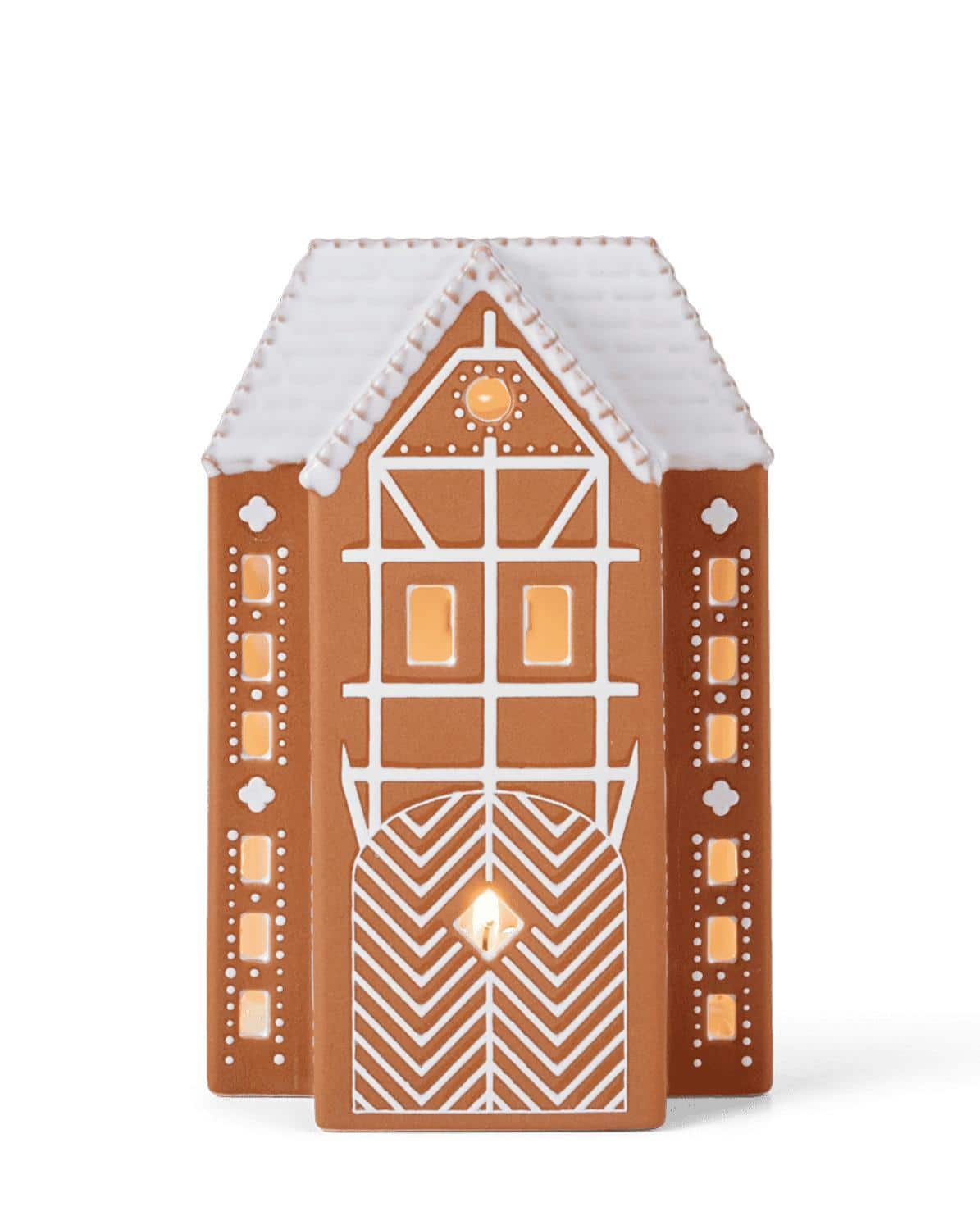 Gingerbread Lichthaus 17 cm H