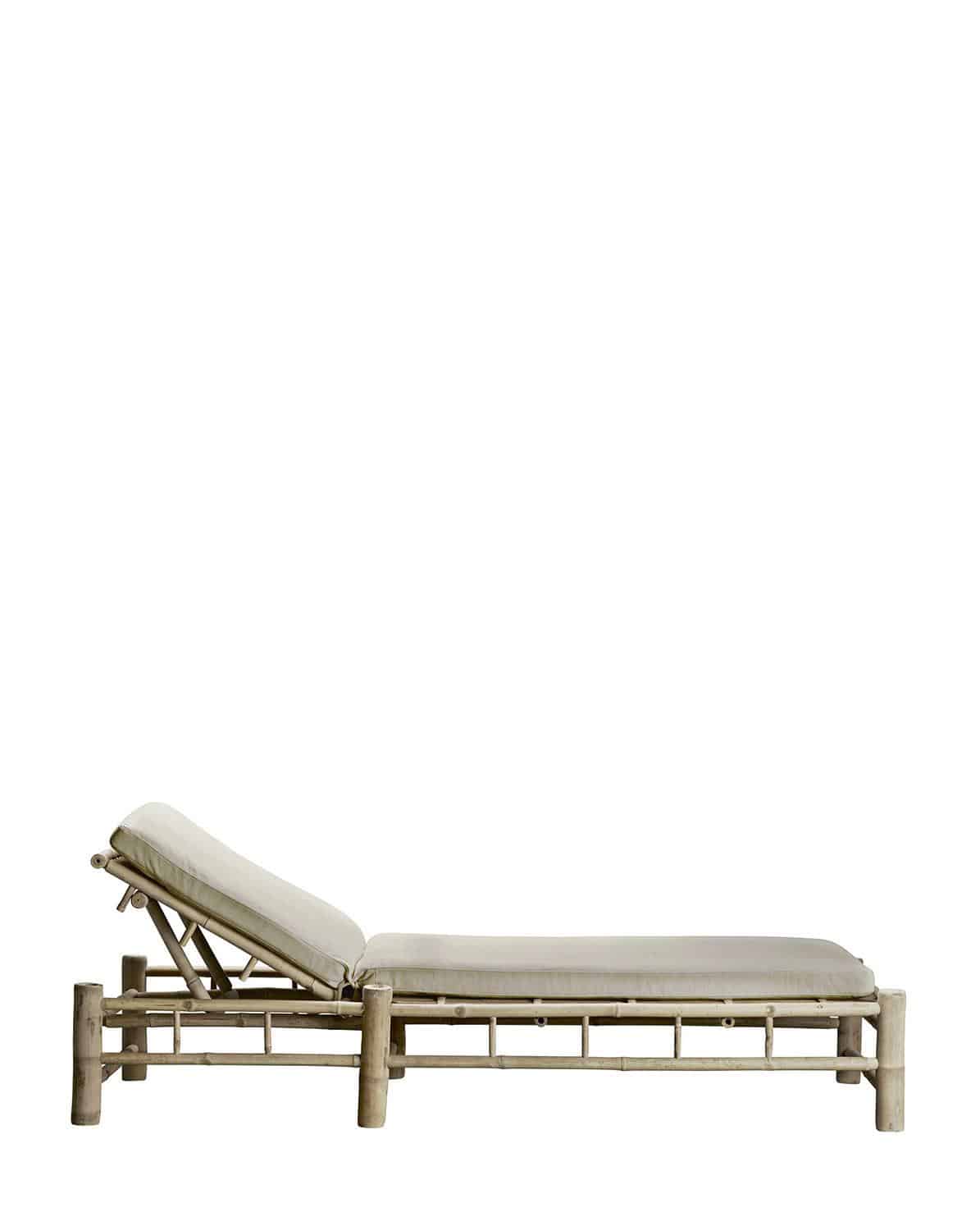 Lounge Bamboo Liege inkl. Sitzkissen 80 cm B