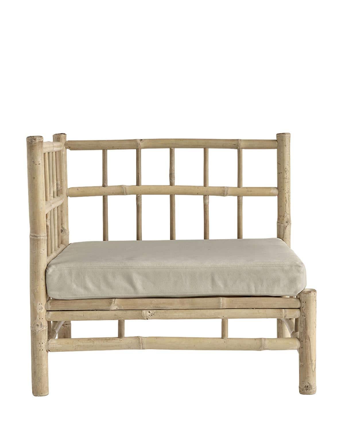 Lounge Bamboo Module Corner inkl. Sitzkissen One Size