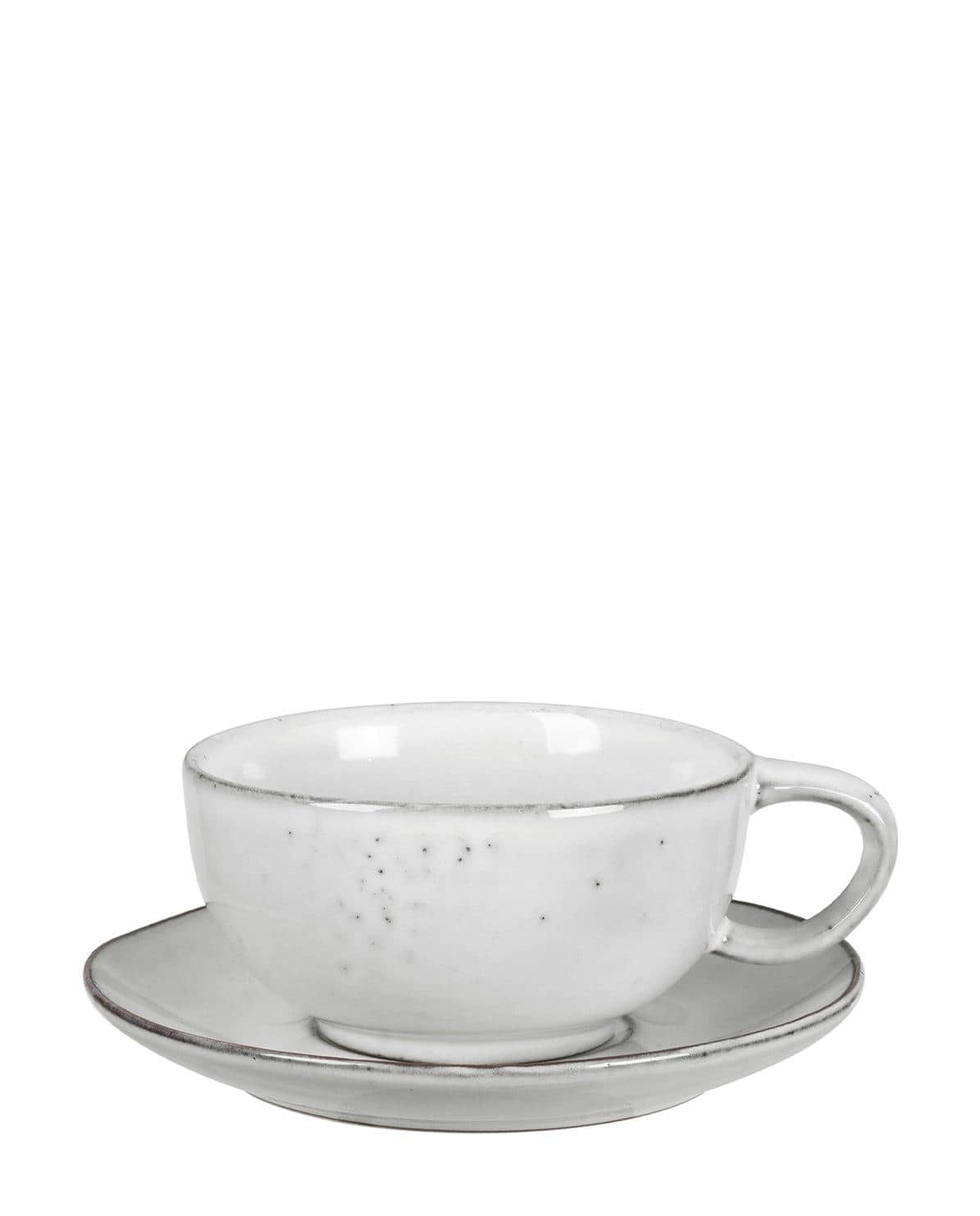 Nordic Sand Teetasse & Unterteller One Size