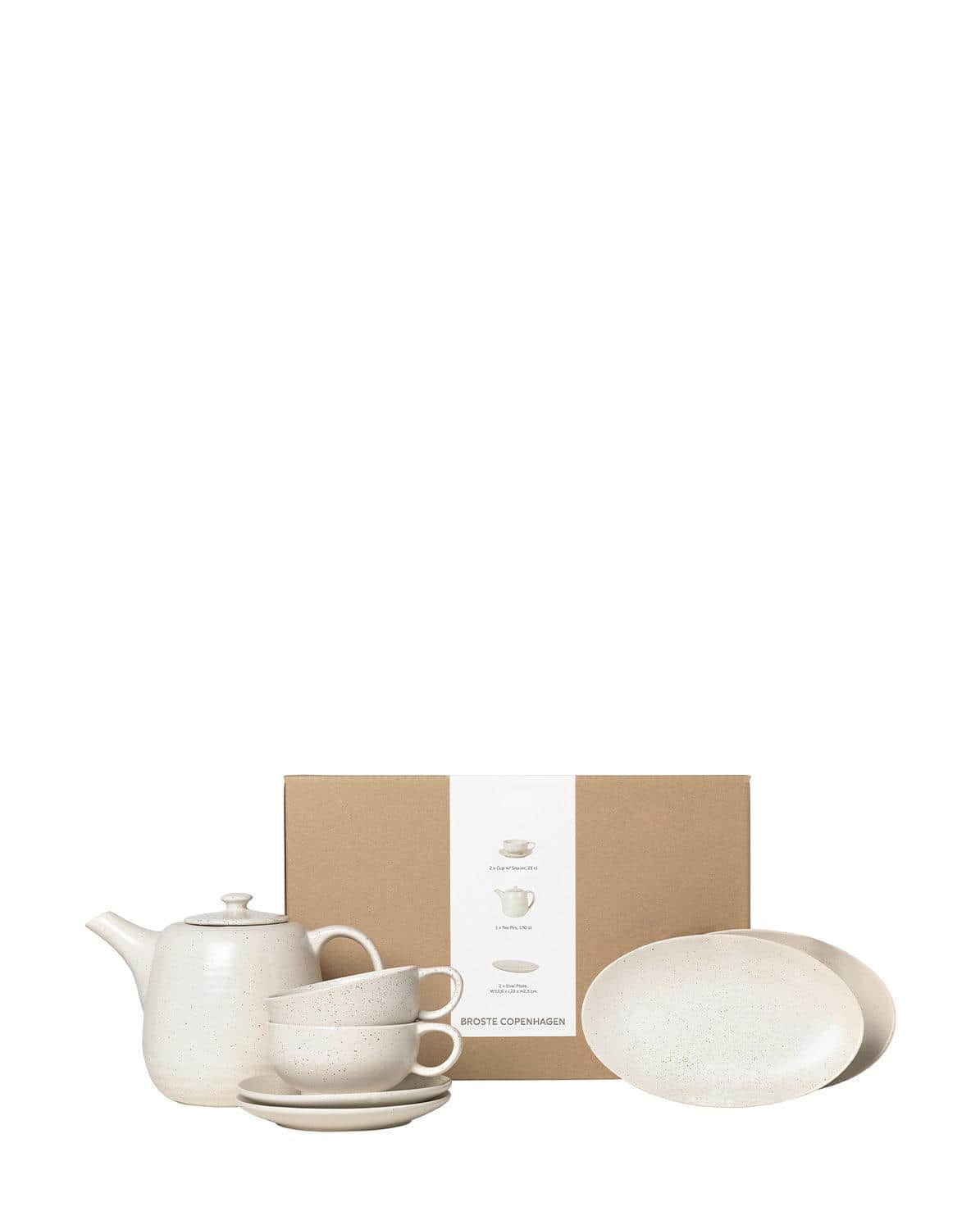 Nordic Vanilla Teeset 7-teilig One Size