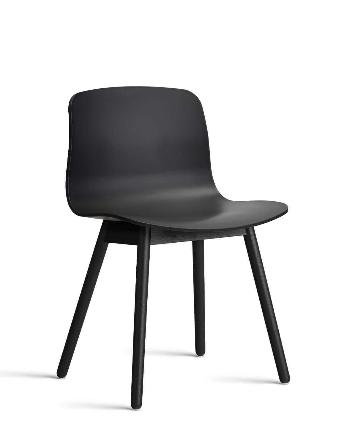 Stuhl About A Chair AAC12 Black Water-based Lacquered Oak One Size