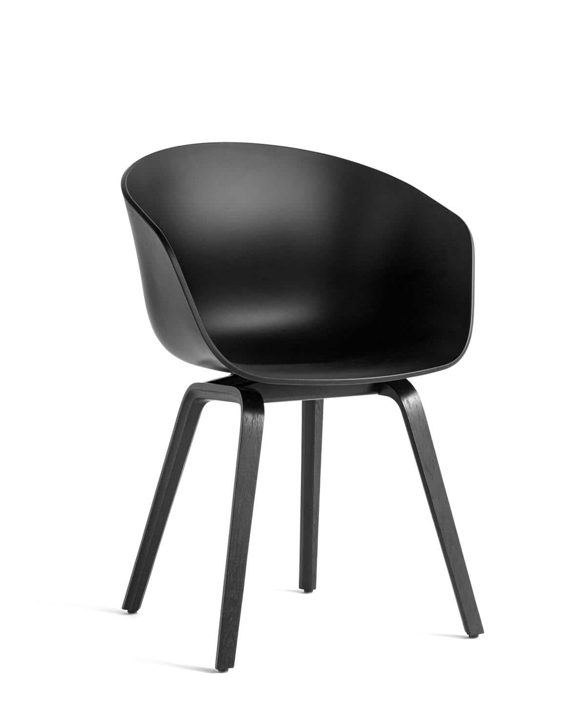 Stuhl About A Chair AAC22 Black Water-based Lacquered Oak 