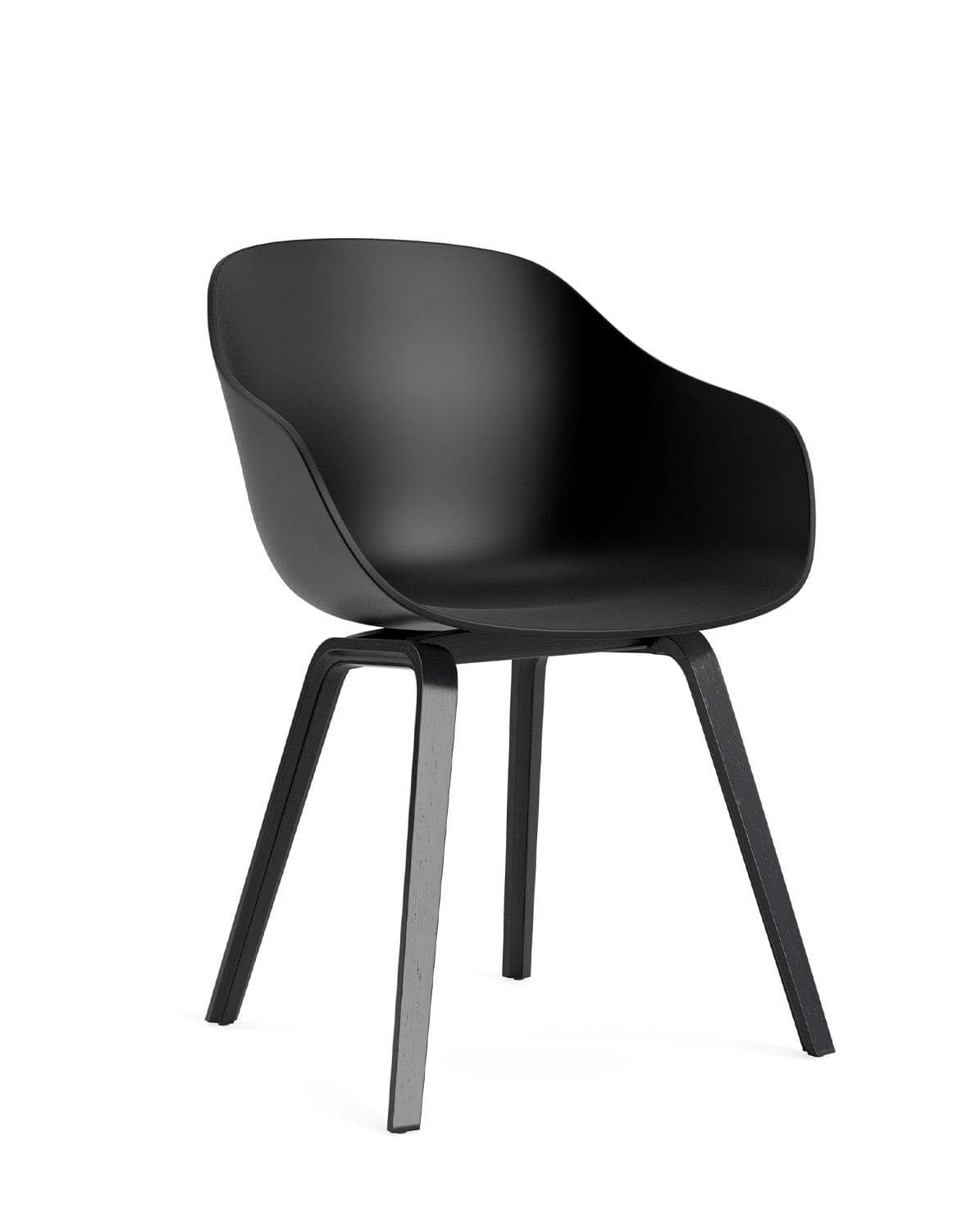 Stuhl About A Chair AAC222 Black Water-based Lacquered Oak One Size