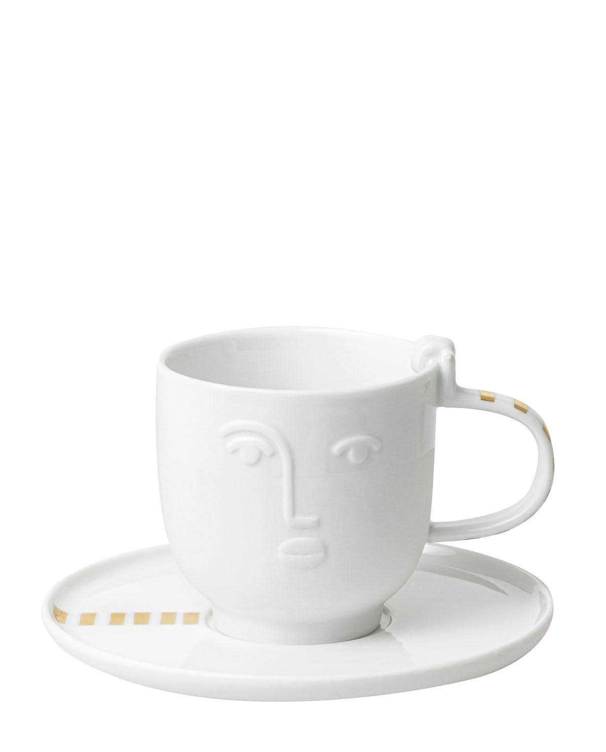 Tischgestalten Tasse Calda mit Untertasse One Size