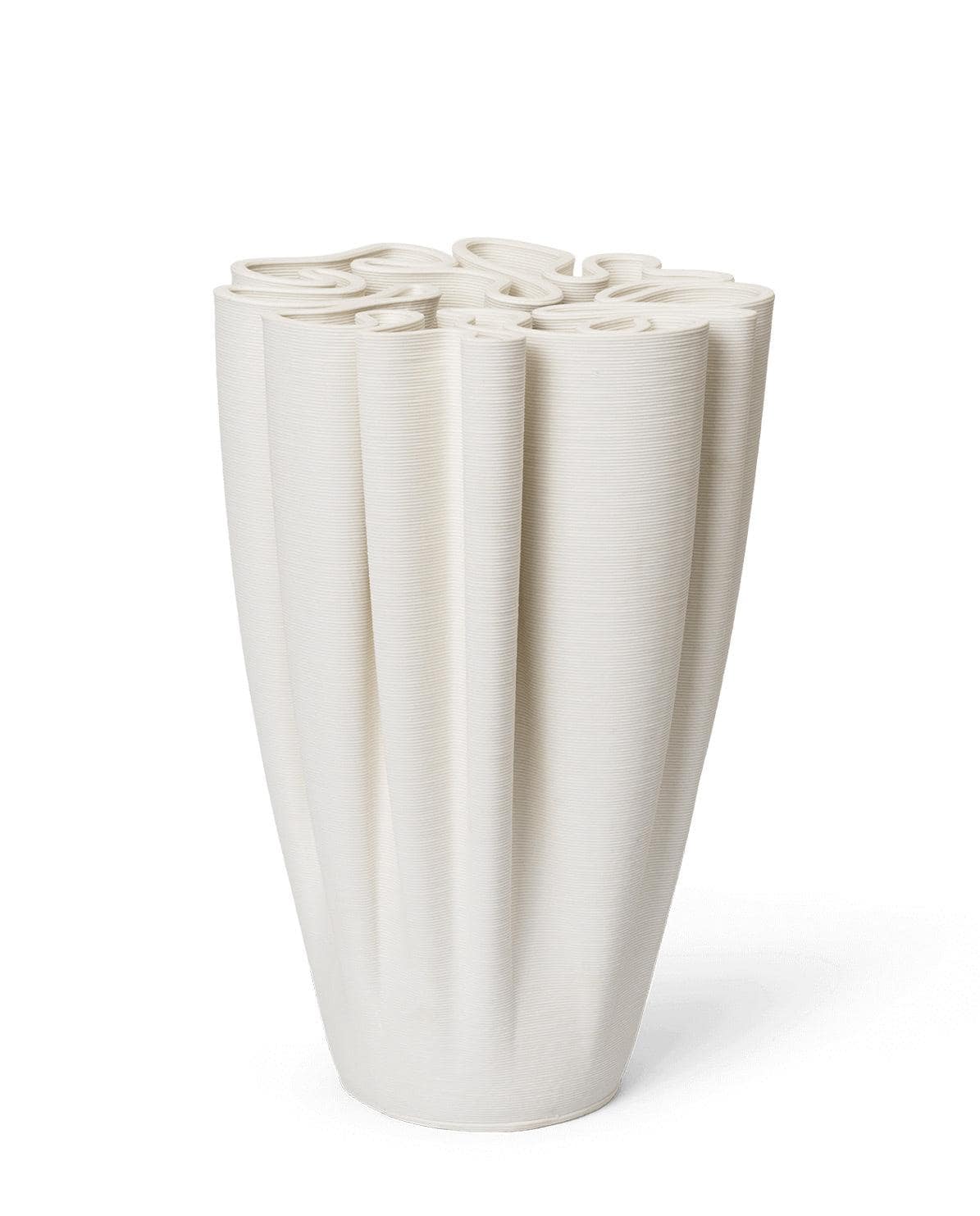 Vase Dedali off white 25 cm H