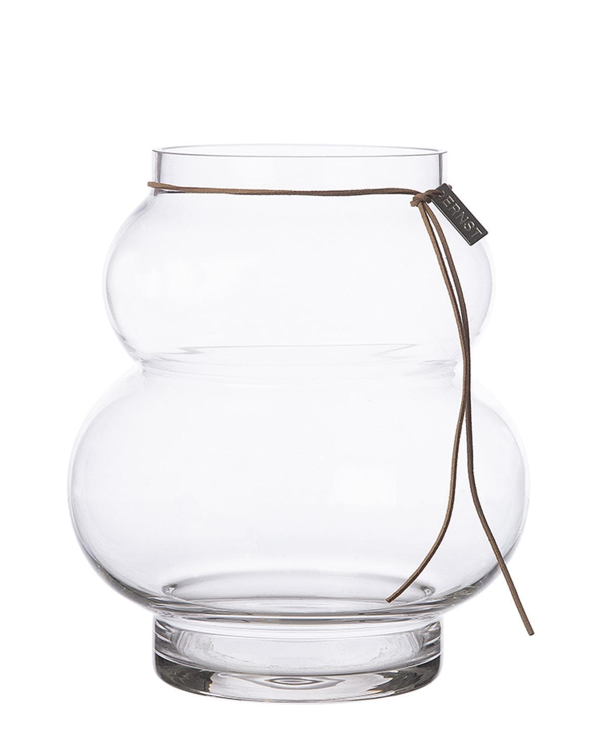 Vase Glas curved 21,5 cm H