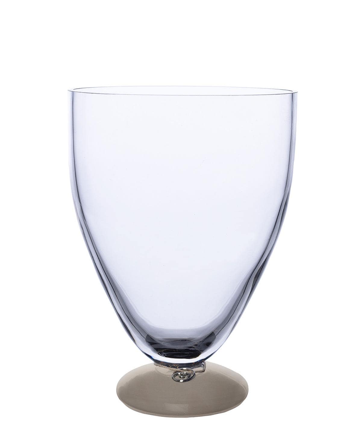 Vase Glas mit Fuß One Size