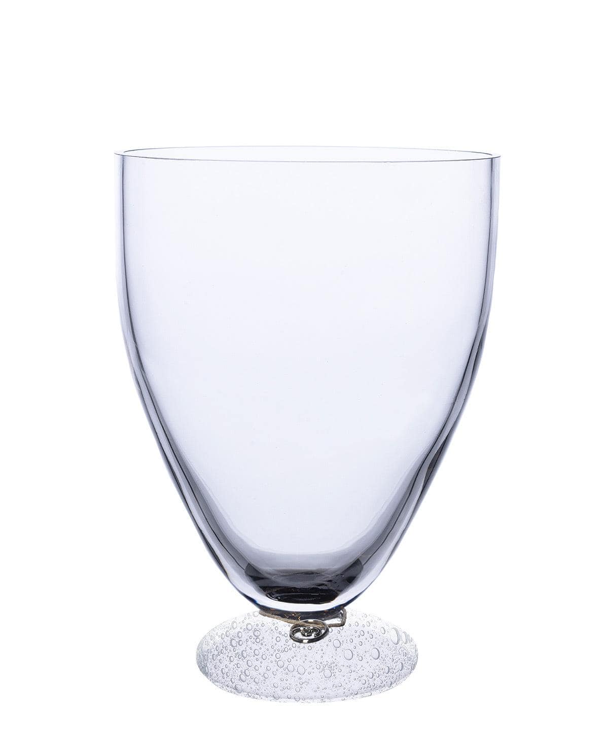 Vase Glas mit Fuß One Size