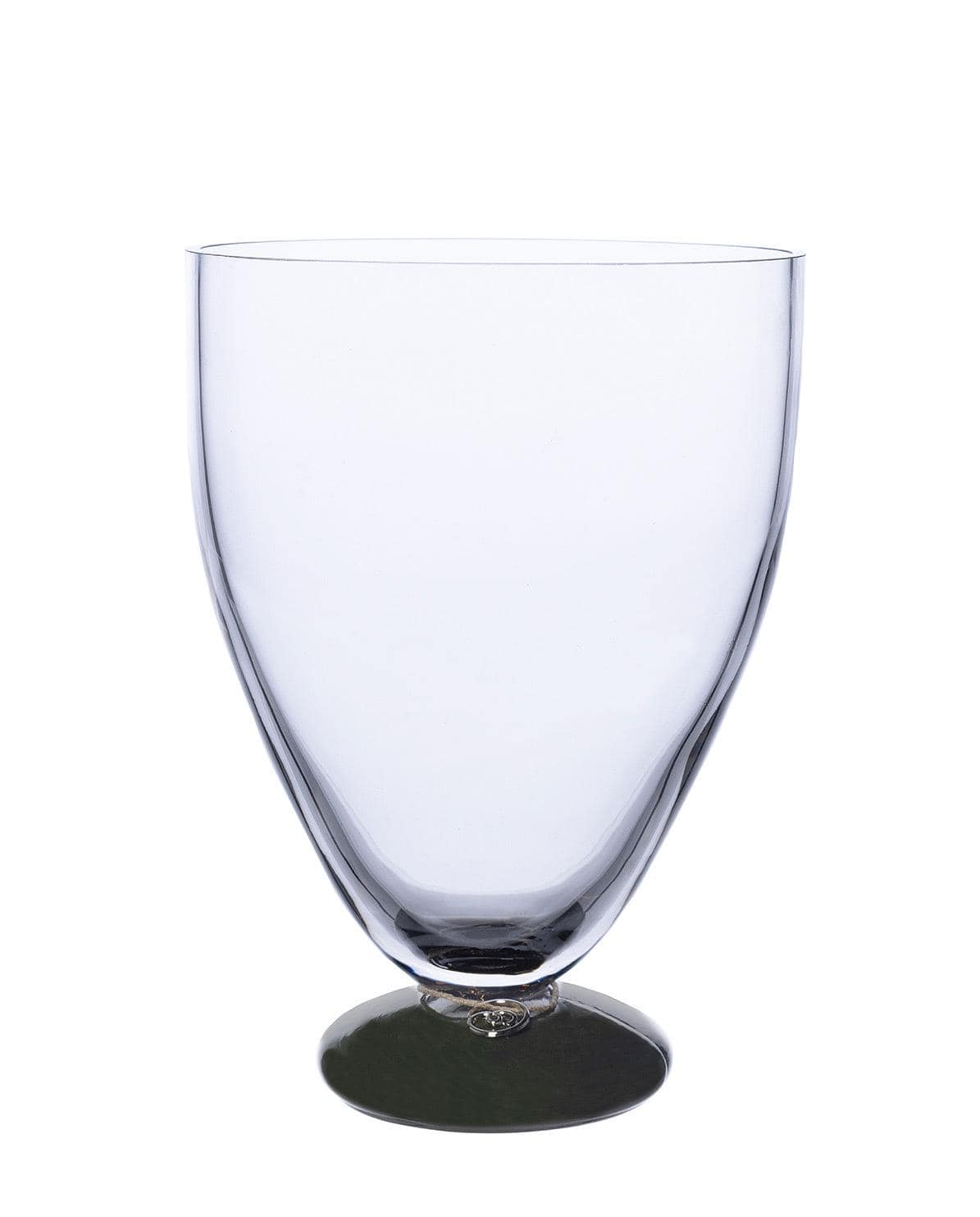 Vase Glas mit Fuß One Size