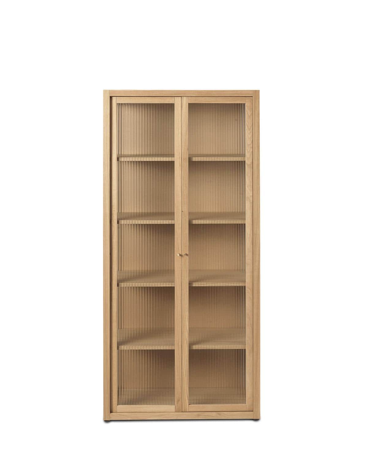 Vitrine Reed natural oak One Size