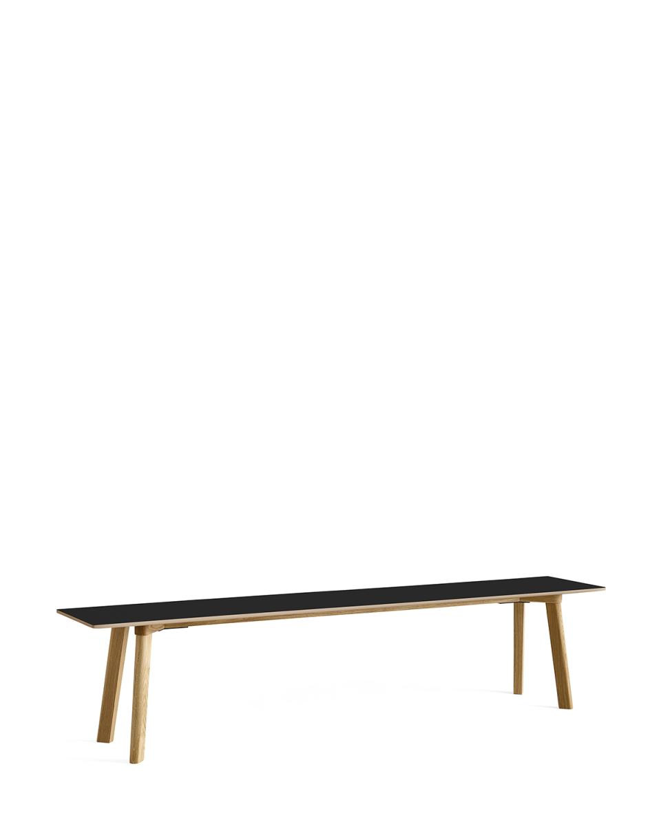 Bank CPH Deux 215 water-based laquered oak 200 cm L