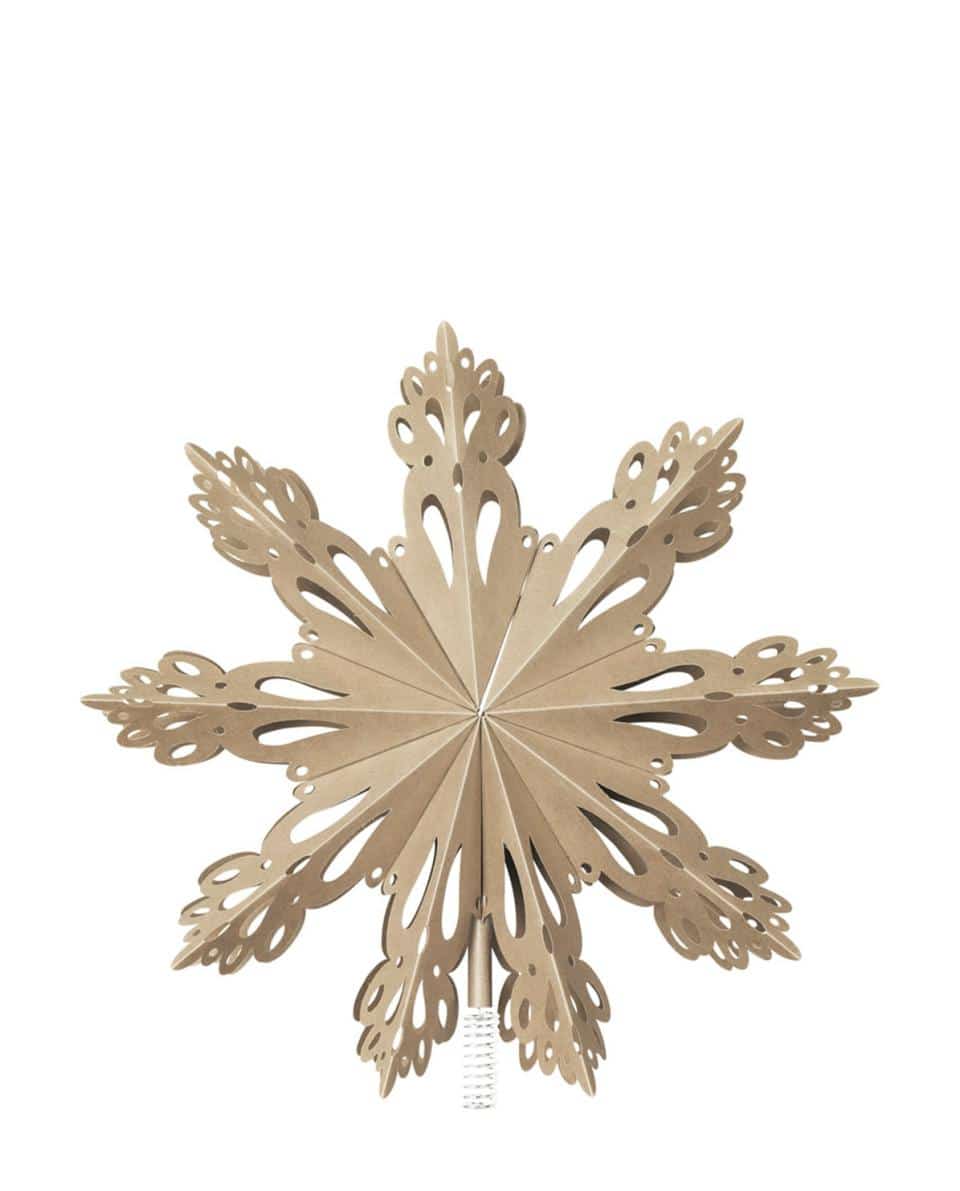 Christbaumspitze Snowflake One Size