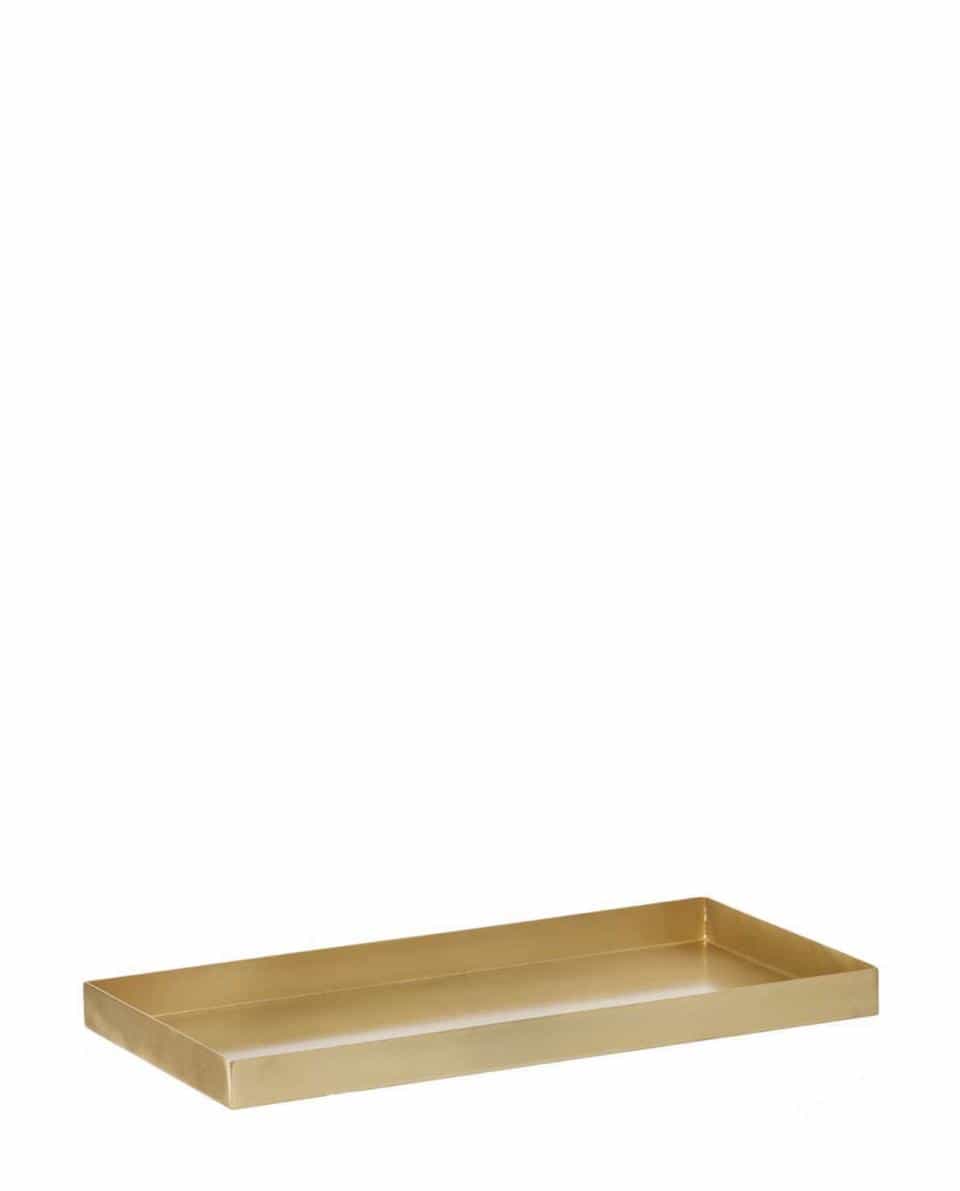 Deko Tablett brass One Size