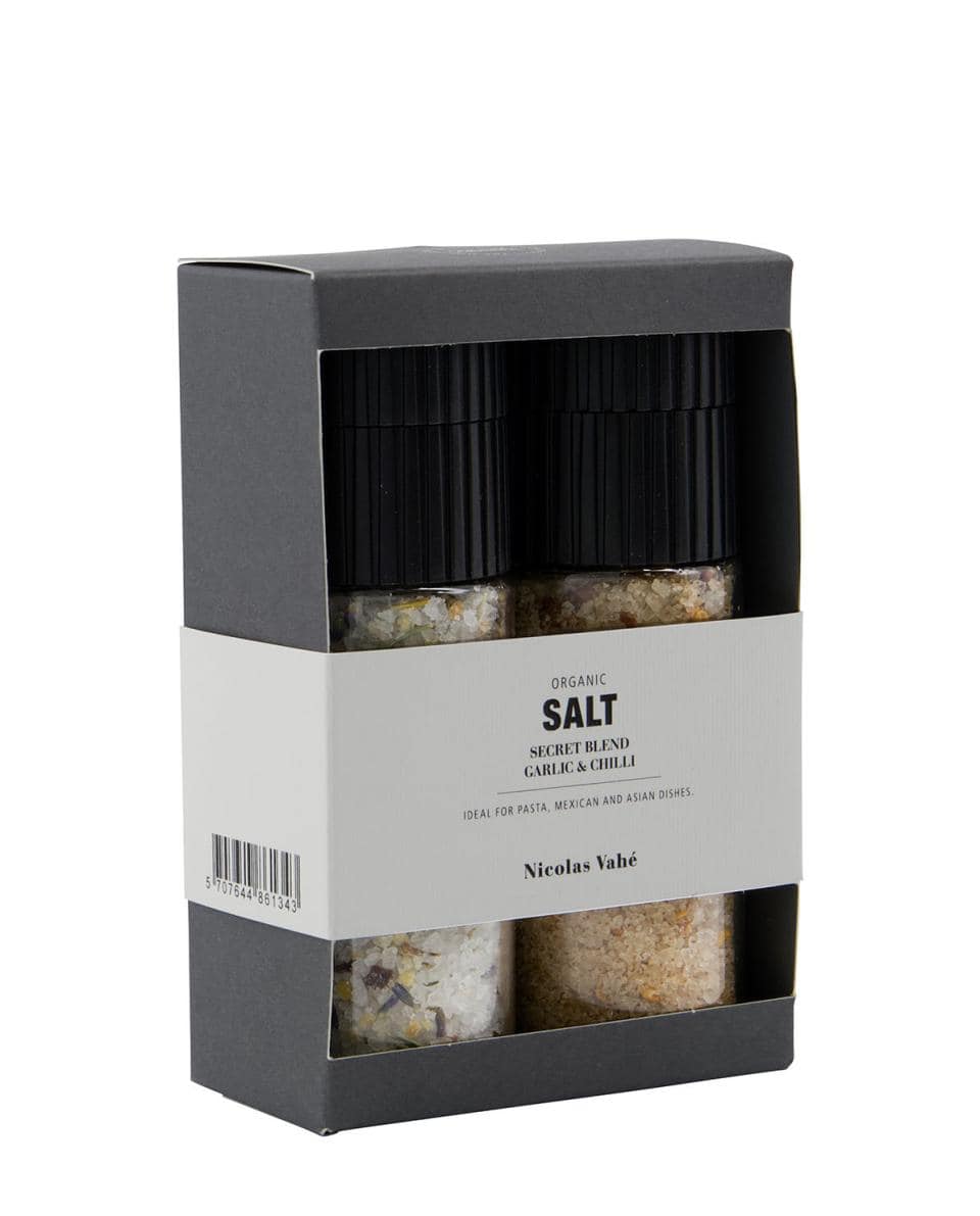 Geschenkset Salz Secret blend & Garlic und Chilli One Size