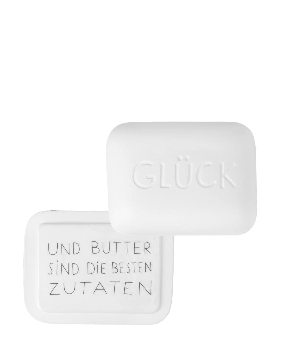 Guten Morgen Butterdose Glück One Size