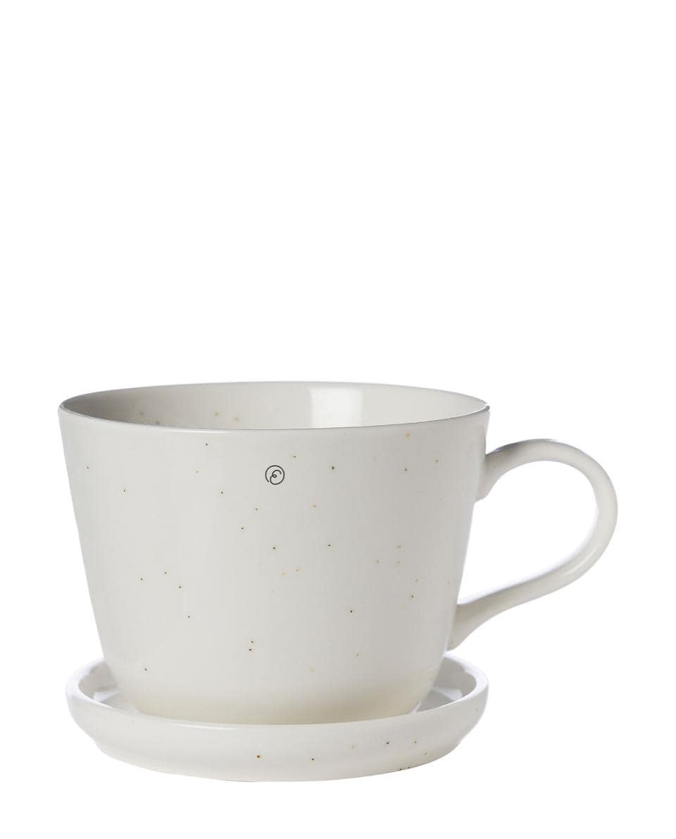 Kaffeetasse mit Untersetzer Fika One Size