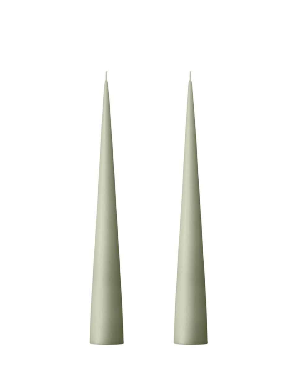 Kegelkerze Set Cone Candles 25 cm H