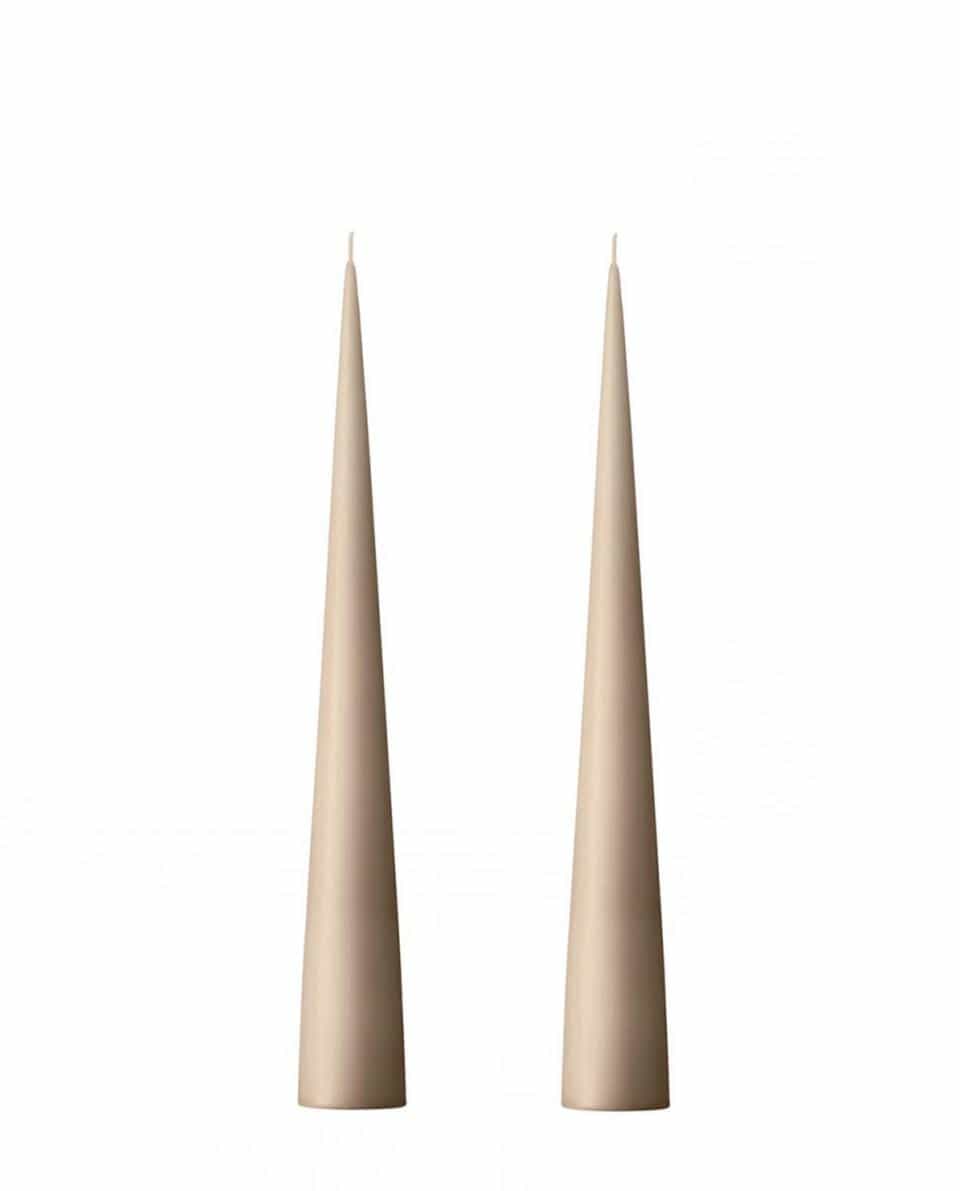 Kegelkerze Set Cone Candles 25 cm H