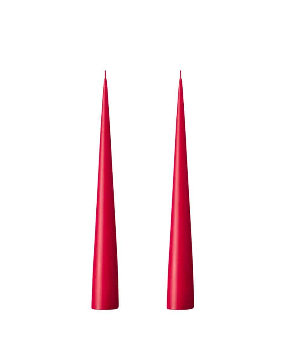 Kegelkerze Set Cone Candles 25 cm H