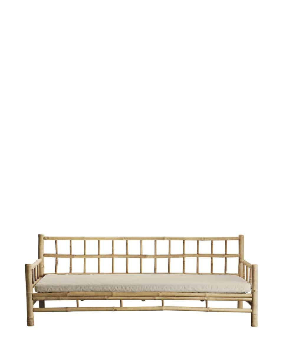 Lounge Bamboo Couch inkl. Sitzkissen 