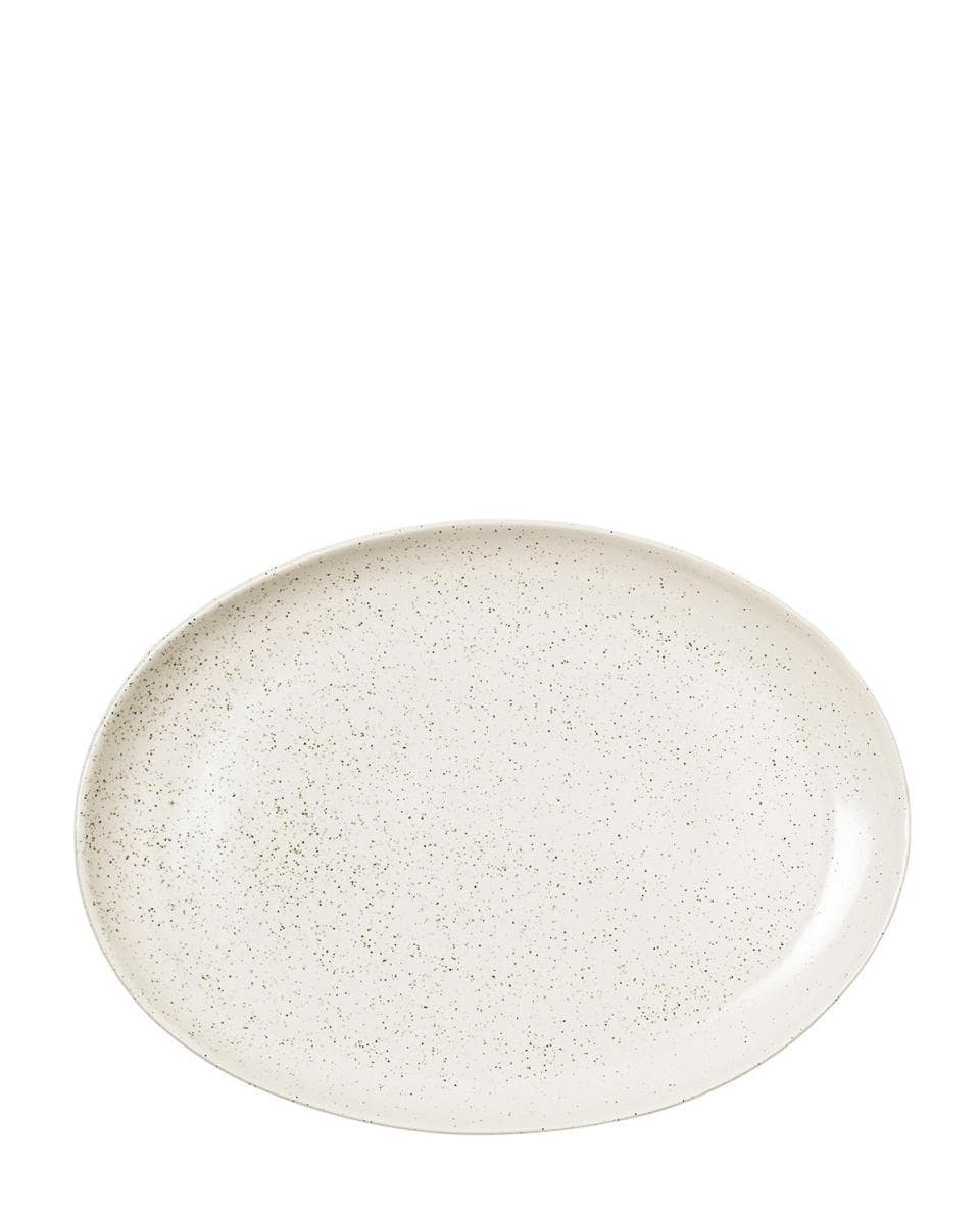 Nordic Vanilla Platte oval 30 cm L