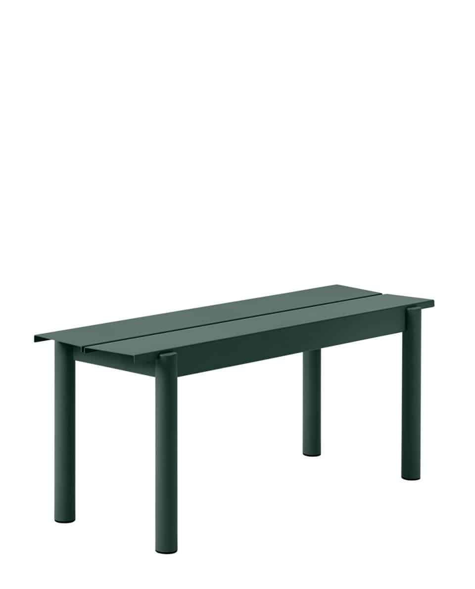 Outdoor Bank Linear Steel Bench 