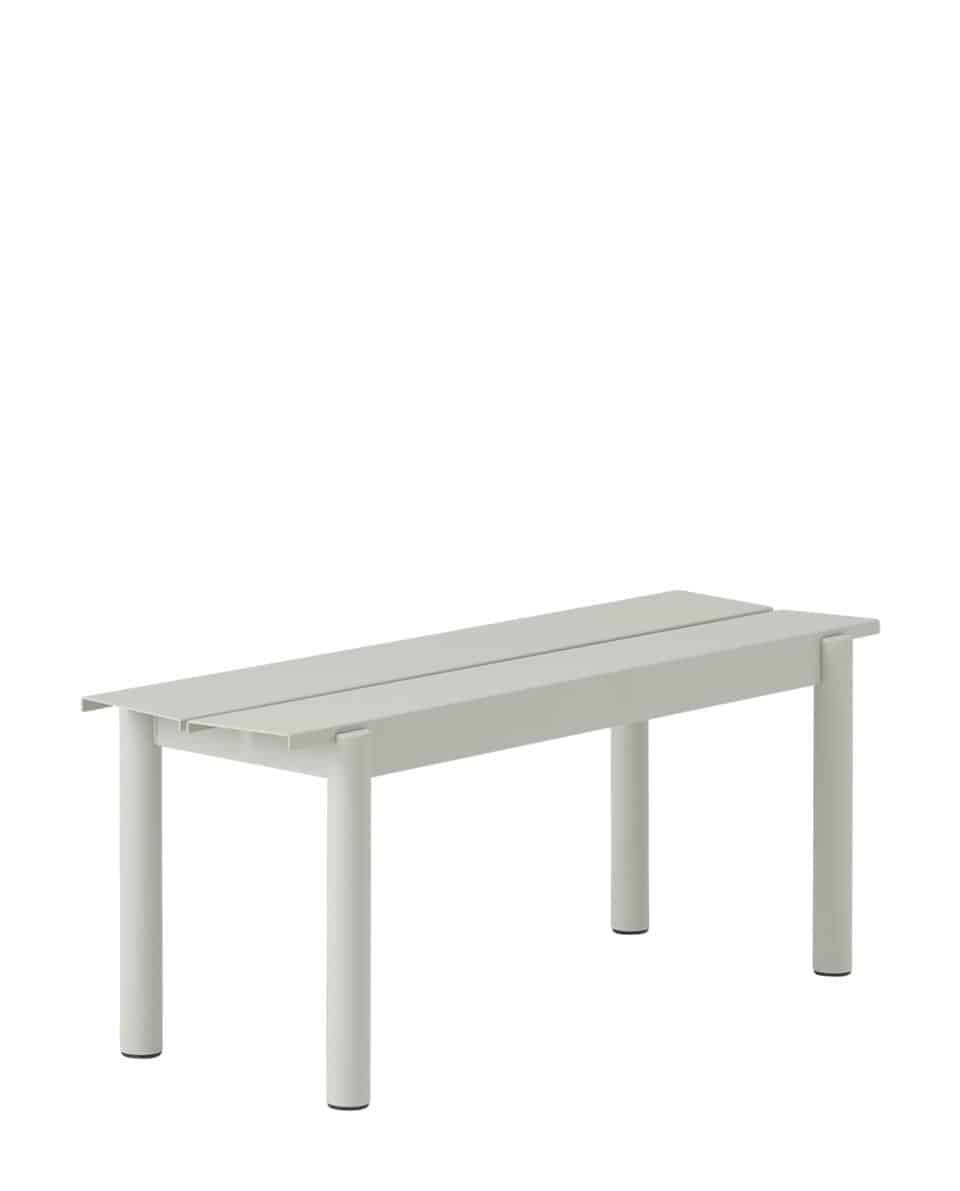 Outdoor Bank Linear Steel Bench 