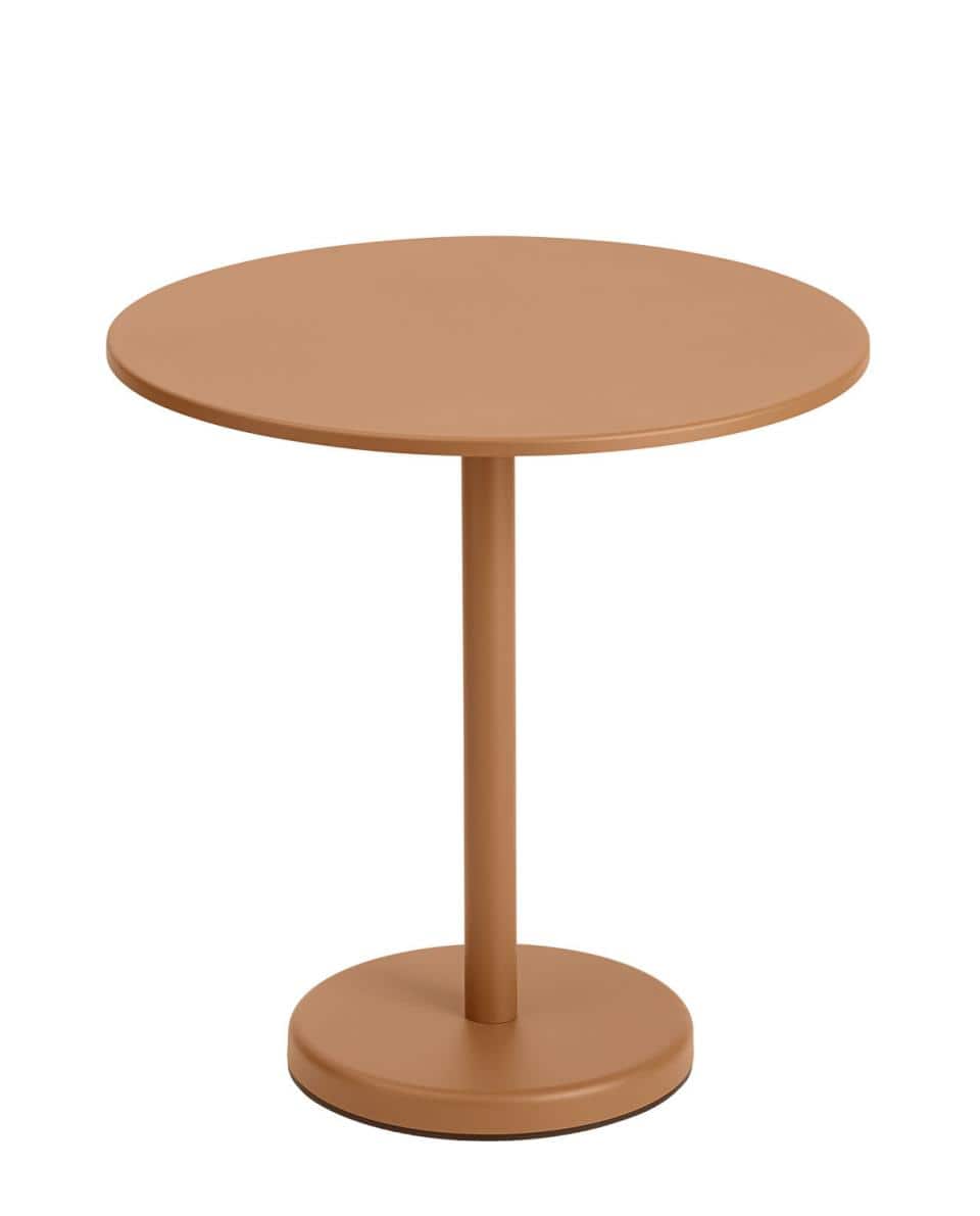 Outdoor Bistrotisch Linear Steel Café Table round 