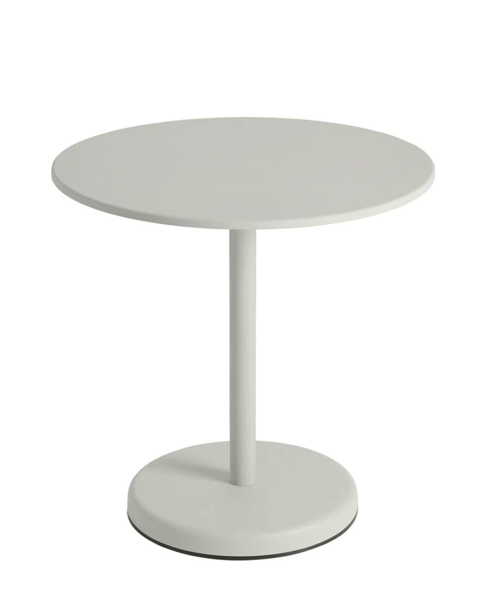 Outdoor Bistrotisch Linear Steel Café Table round 