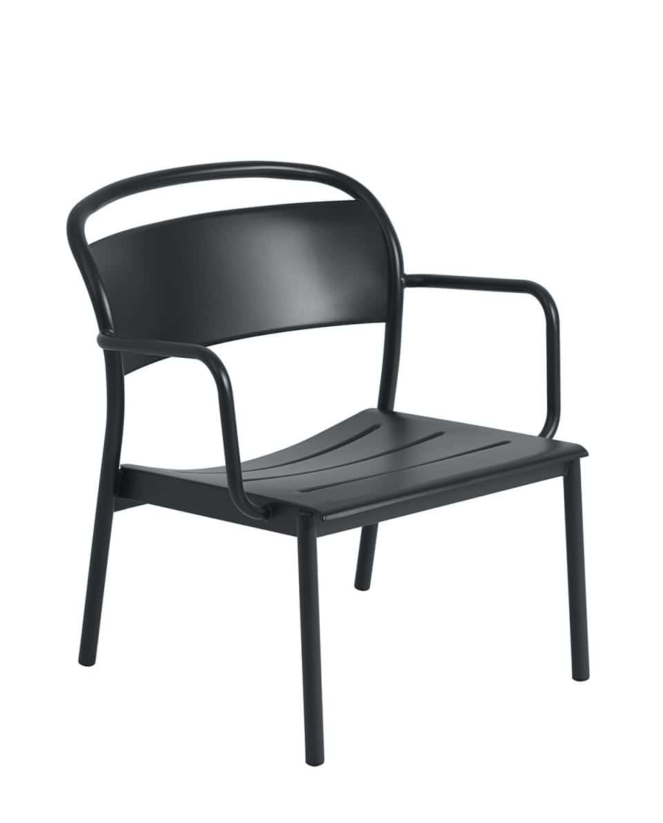 Outdoor Stuhl Linear Steel Lounge Armchair 