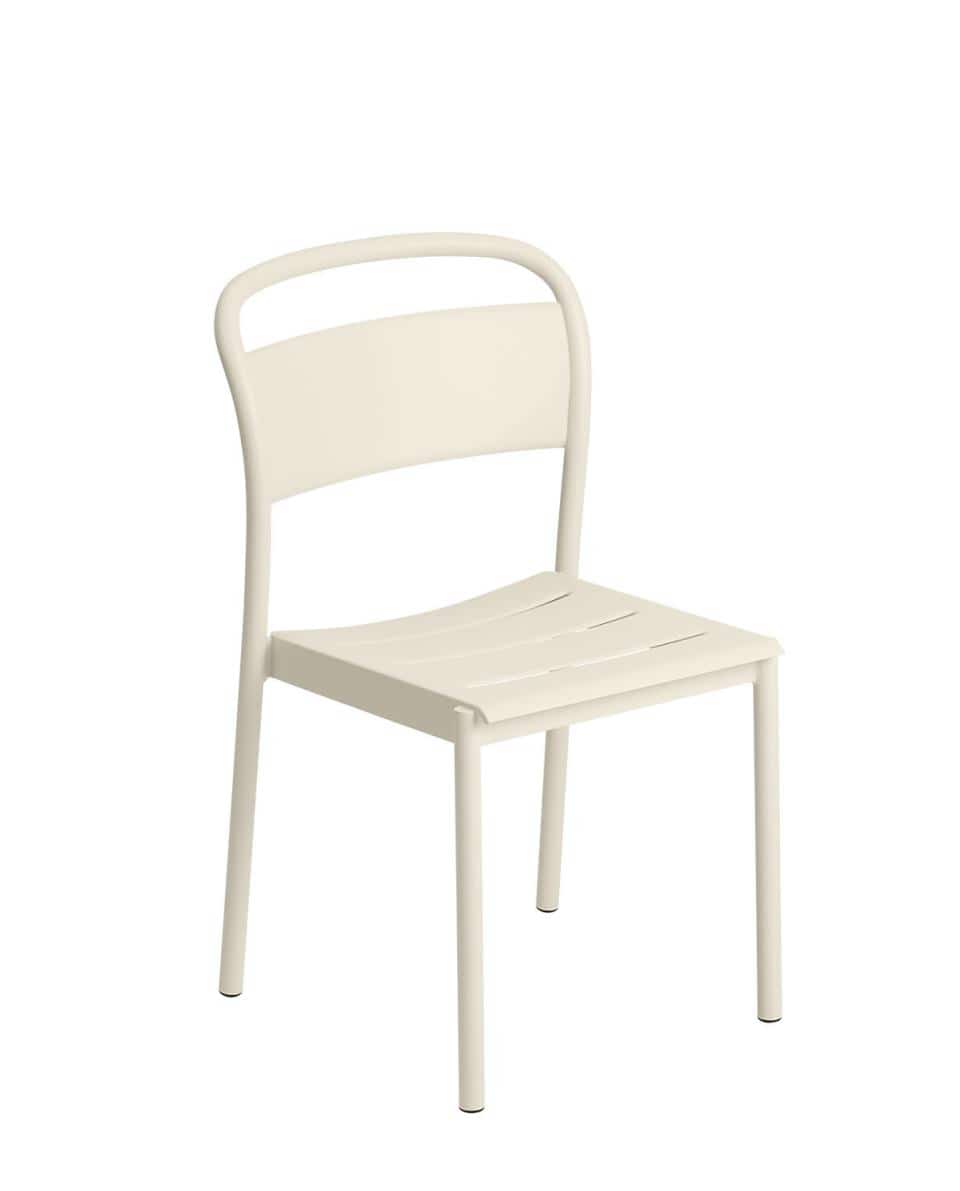 Outdoor Stuhl Linear Steel Side Chair 