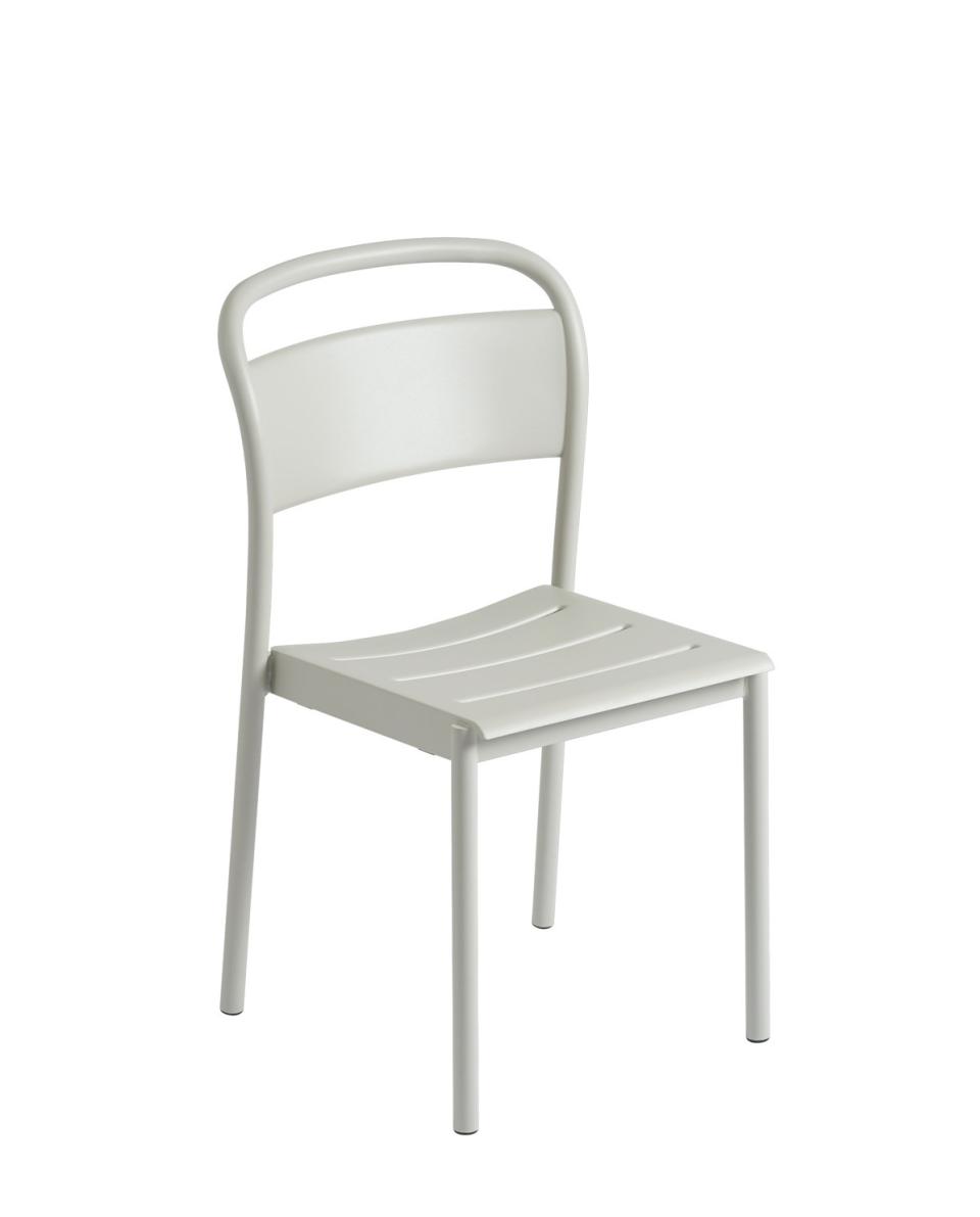 Outdoor Stuhl Linear Steel Side Chair 