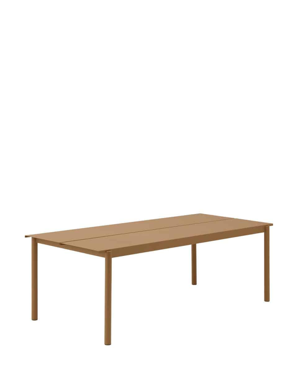 Outdoor Tisch Linear Steel Table 220 cm L