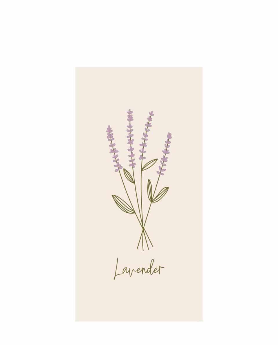 Papierservietten Lavender One Size