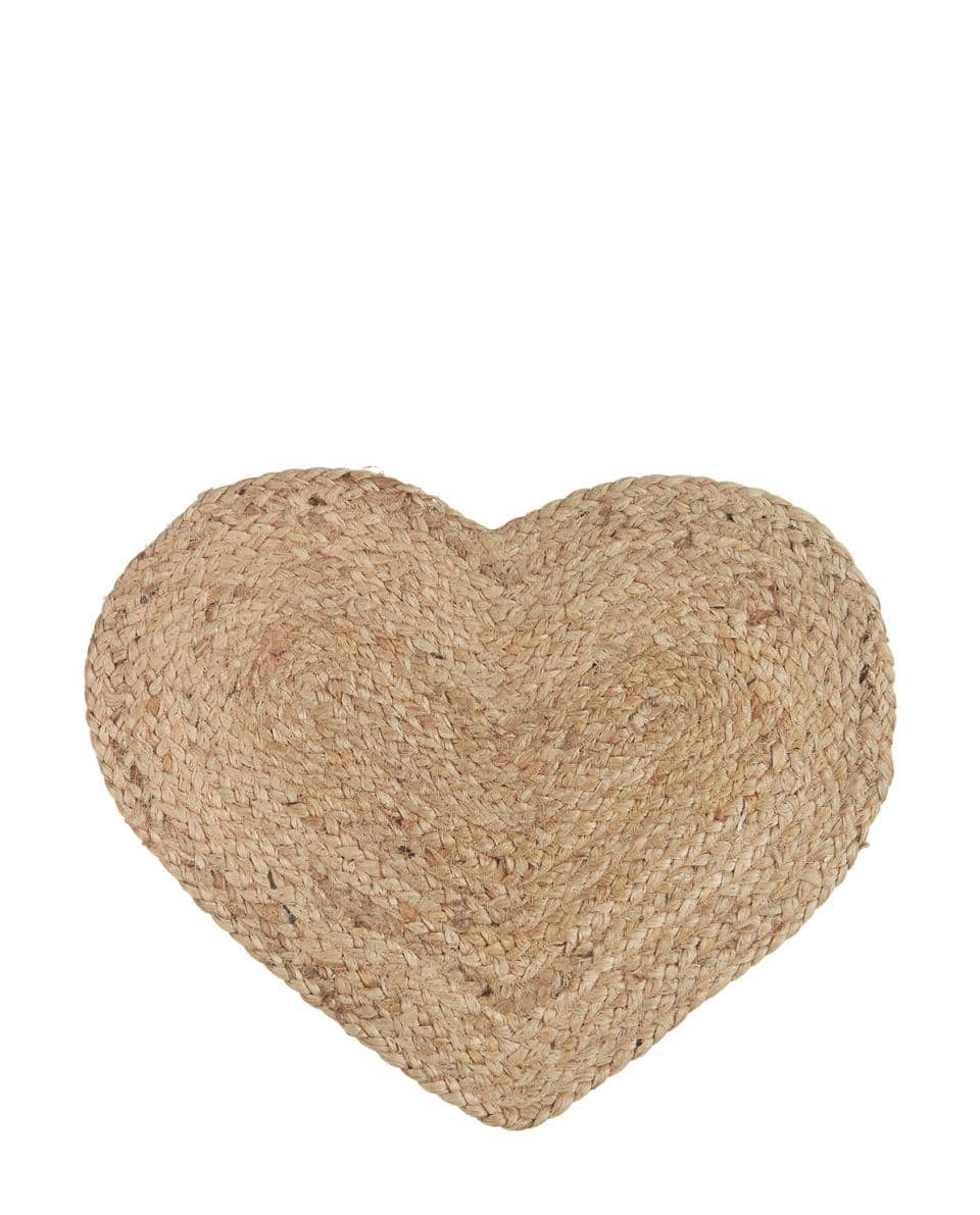 Platzset Herz Jute One Size