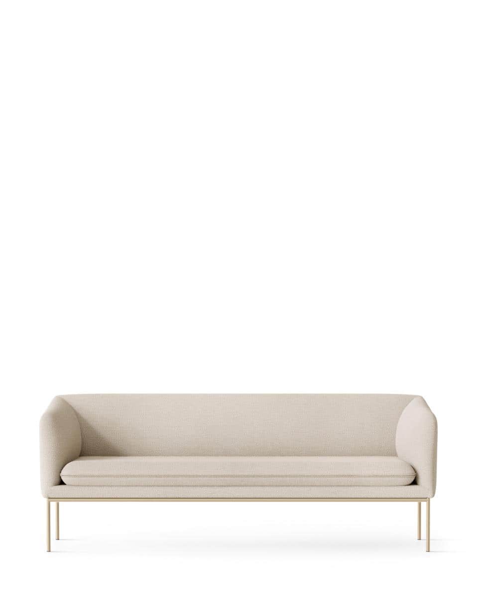 Sofa 3-Sitzer Turn Bouclé - off white 