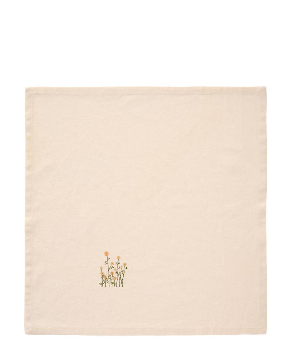 Stoffserviette Flora Butterblume One Size