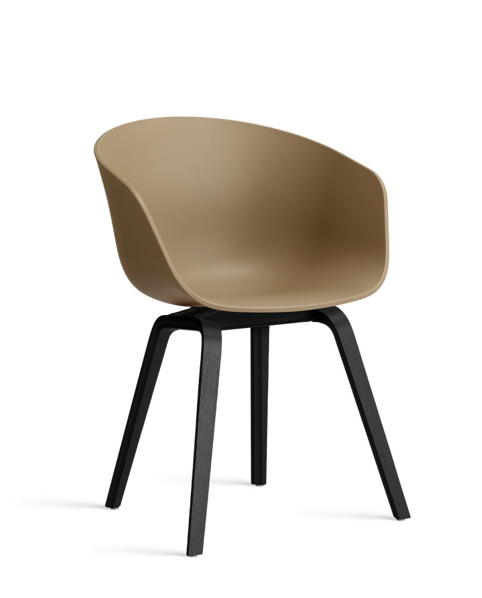 Stuhl About A Chair AAC22 Black Water-based Lacquered Oak One Size