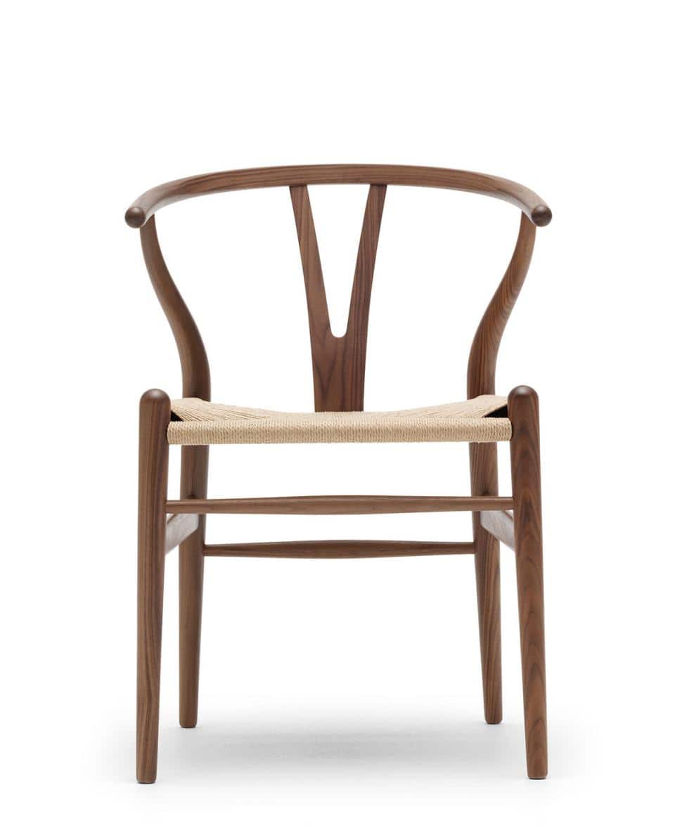 Stuhl CH24 Wishbone Chair Walnuss geölt 