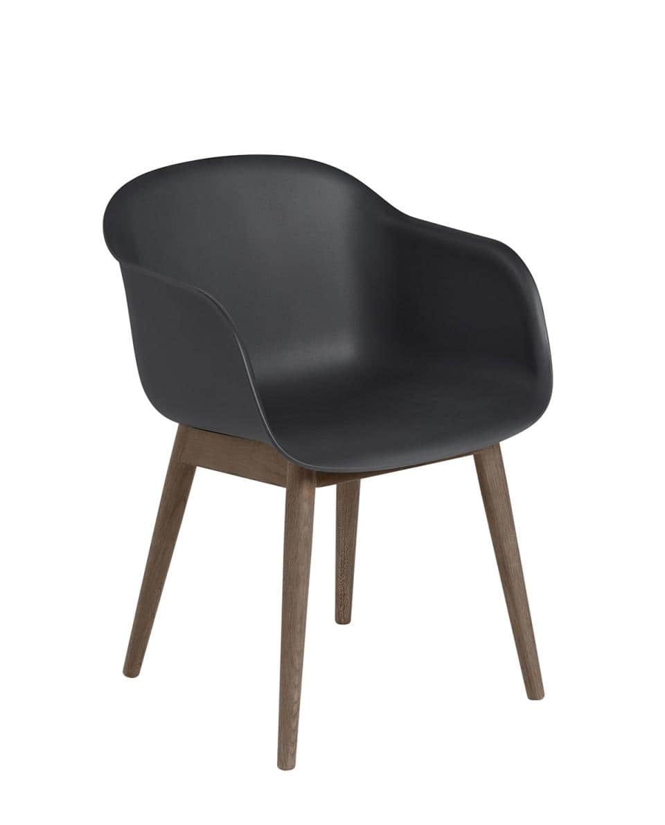 Stuhl Fiber Armchair Wood Base 