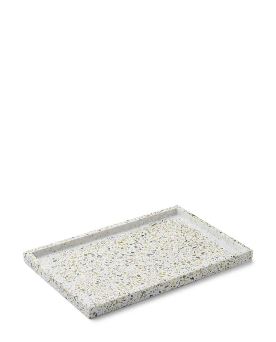 Tablett Terrazzo eckig 