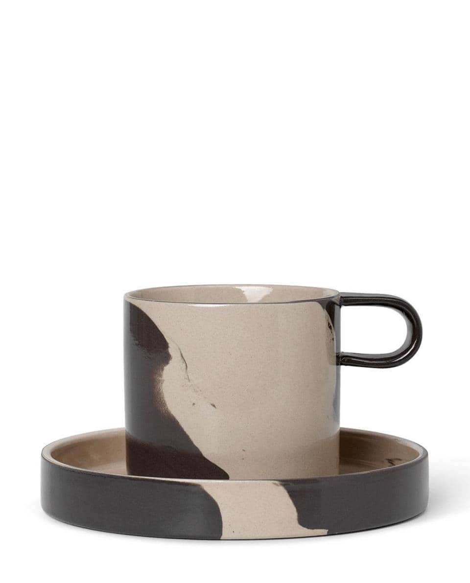 Tasse mit Unterteller Inlay One Size